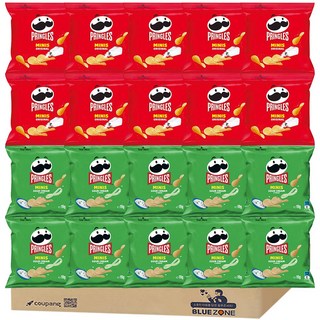 [블루존] 감자 과자 A세트 (프링글스 어니언19g + 오리지널 19g) x10, 1개 대표 이미지 - 프링글스 맛 비교 추천