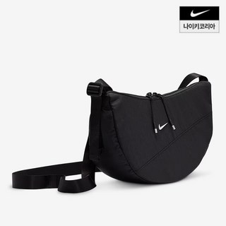 [백화점 정품 AS가능] 나이키 가방 아우라 크레센트 크로스바디 백 (4L) HQ4370-010, 1개