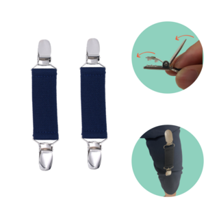 포그디 멜빵 셔츠 옷집게 시트 팔 소매집게 사용 모습