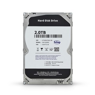 델 HDD 2TB 서버용 7200RPM
