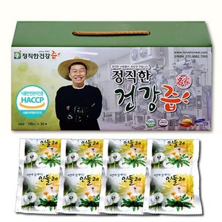 정직한건강즙 100% 국내산 정직한 흰민들레즙, 110ml, 60개