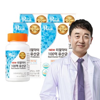 리얼닥터 100억유산균 다니스코 특허14종 비피더스특허균 4종 남재현박사성분설계 장건강 면역건강, 30정, 4개