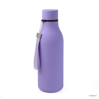 브리드샵 이중스텐 보온병 550ML 퍼플 헬스, 1개