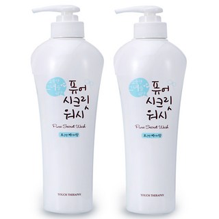 과일나라 터치테라피 퓨어 시크릿워시 여성청결제 500ml X2개, 2개