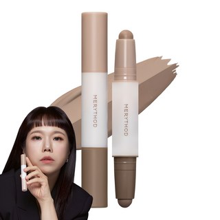 메리쏘드 더블 컨투어 스틱 3.3g 02 토피 브라운 1개 상품 이미지
