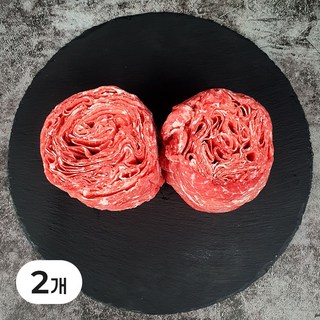 한우 불고기용 소고기 불고기 ++1등급 투뿔 한우 소불고기 대한민국축산유통, 2개, 300g