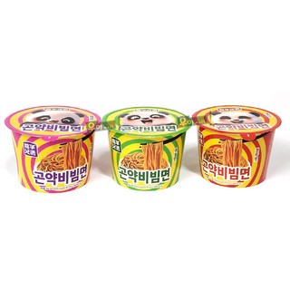 곤약비빔면 혼합 90g 3개 마라맛 마장맛 향라맛 중국 간식 편의점 문방구 학원 학교 주전부리 젤리 과자