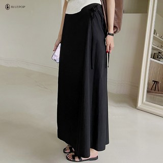 모모앤마린스커트 A라인 촤르르 여성미 랩스커트