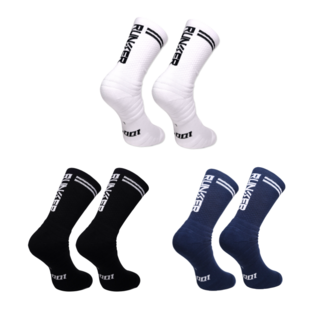 백스삭스 러너10 발목압박 쿠션 마라톤 러닝 양말, 3색 혼합, 3세트