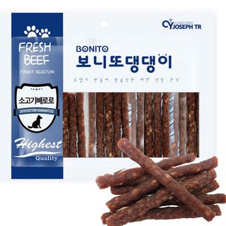 소고기함유 애견 훈련보상용 간식 스틱형 3개 훈련간식, 150g