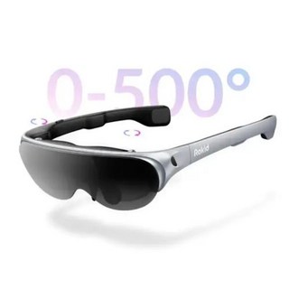 VR기기 Rokid Air 3D 접이식 VR 스마트 AR 안경 120 인치 스크린 1080P OLED 듀얼 디스플레이 43 ° FoV 55PPD 홈 게임 시청 장치, 1개, 1) Silver Glasses
