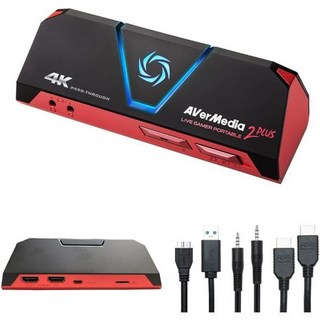 AVerMedia GC513 Live Gamer Portable 2 Plus Capture Card 4K Pass-Through 1080p60 Game Streaming, 1080p60 PC/PC Free, 1개