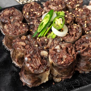 국내산 100% 야채로 만든 천안 병천 순대 500g, 3개