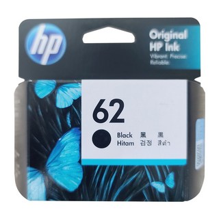 HP HP정품잉크 No.62 C2P04AA HP7645 HP250 HP7640 검정, 1개