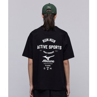 (백화점 상품) [4월 30일 배송] 일꼬르소 [일꼬르소X미즈노] 런 앤 무브 반팔 티셔츠 블랙 IE티에스5E702BK 4405185