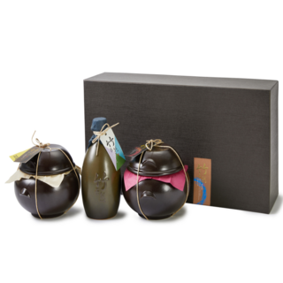 옹기선물세트 죽장연 품격있는 선물 전통장 솔빛담, 된장1KG 고추장1KG 간장500ML, 1개