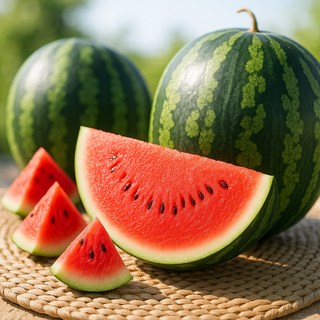 [정품] 노지 수박 꿀수박 당도선별, 1개, watermelon 정품 3kg-4kg