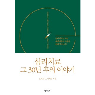 심리치료 그 30년 후의 이야기 표지