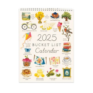 이케이 2025년 벽걸이 플래너 캘린더 달력, 1개, 02.버킷리스트 달력