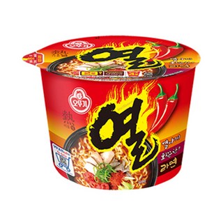 오뚜기 컵라면 열라면 한박스용기, 12개
