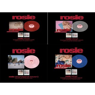 [LP] [버전선택] [ROSE] 블랙핑크 로제 ROSE first studio album rosie vinyl [컬러 LP] / 폴라로이드2종+가사지+LP, vampirehollie edition red