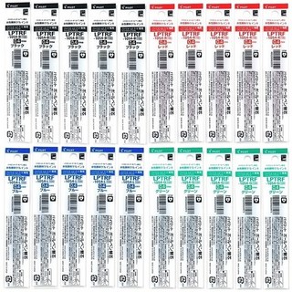 PILOT 파이롯트 쥬스업 다색펜 리필 LPTRF-10S4, 0.4 20개 세트 (흑5적5청5녹5)