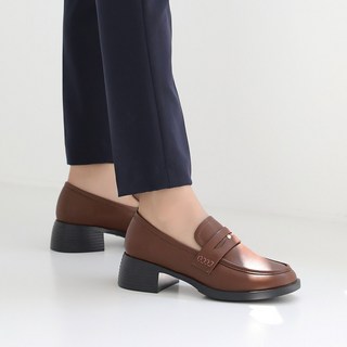 제이슈 소가죽 힐로드 초경량 로퍼 4.5cm