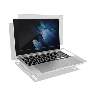 갤럭시북2 15인치 고광택강화 액정+외부보호필름 2매 NT750XED NT750XEE, 1세트