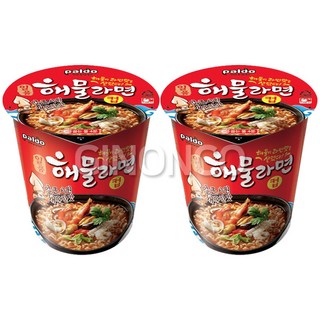 팔도 일품해물라면 소컵 65 g, 4개