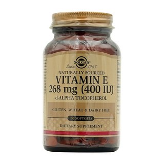 솔가 비타민 E 400IU D-알파 토코페롤 소프트젤, 100정, 1개
