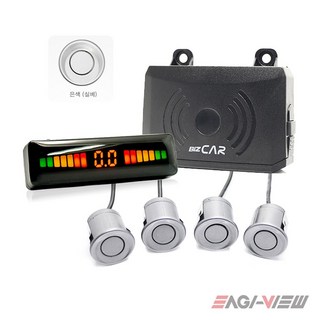 후방감지기 후방감지센서고급형4구 비즈카 i900, 은색(실버)