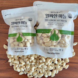 국산 깐마늘 창녕 햇마늘 500g 1kg, 1개, 깐마늘 1kg(대형 사이즈)
