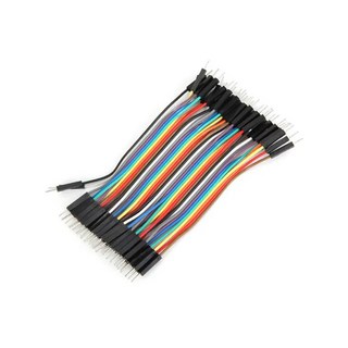JK 브레드보드 점퍼선 점퍼 케이블 M/M 40P 수컷 아두이노 40가닥 DIY 와이어, 10cm, 10개입