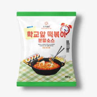 소스대장 학교앞 떡볶이 분말 소스, 1개, 400g