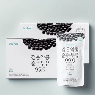 바디랩 검은약콩 순수두유 99.9, 40개, 185ml