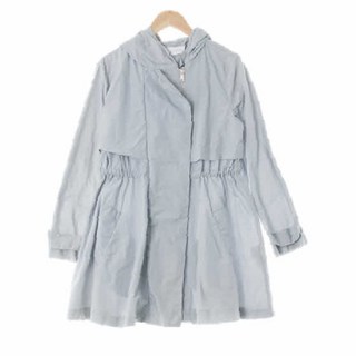 올리브데올리브 7453 알래스칸스키블루 면혼방 롱야상자켓 [01]