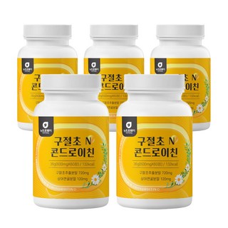 구절초 추출물 콘드로이친 상어연골 분말 정, 60정, 5개