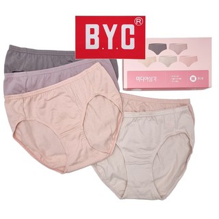BYC 프리미엄 면스판/면팬티 성인 여학생 팬티 5p