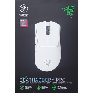 레이저 DeathAdder V3 Pro 무선 마우스, RZ01-0463, 화이트