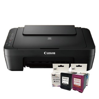 MG3090 WiFi 복합기 무선출력 잉크젯 프린터기 무한잉크 리필 20회분 세트 포함, 3090복합기+4배대용량잉크 세트