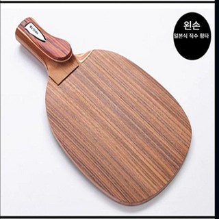 탁구 중펜 중국식펜홀더 라켓 직접 5겹 그립 샷 6.5mm, 1개, 좌손 일직 가로타