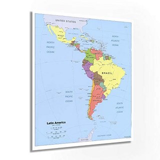 HISTORIX 2006 Latin America Map Poster - 20x24 Inc HISTORIX 2006 라틴 아메리카 지도 포스터 - 20x24인치 중앙 및 남아메리카