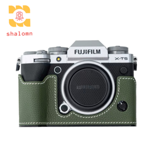 Fujifilm X-T5 카메라용 수제 가죽 케이스 보호 정품 신제품, 03 Green