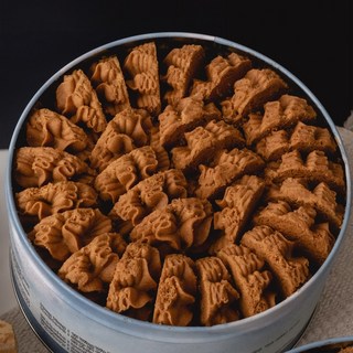 JennyBakery 제니베이커리 쿠키 아로마 커피 플라워 홍콩 제니쿠키, 640g (틴케이스 랜덤 발송), 640g, 1개