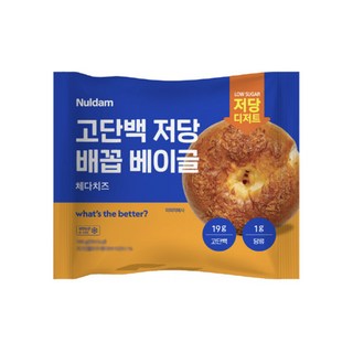 널담 고단백 저당 배꼽베이글 체다치즈, 12개, 130g