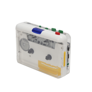 멀티 목적 카세트 플레이어 mp3/CD 오디오 자동 반전 USB 카세트 테이프 플레이어 마이크 카세트 MP3 Walkman 내장, 그림처럼