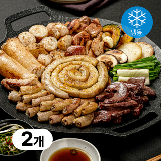 [곱부자] 국내산 초벌 한우 소곱창 구이용, 2개, 240g