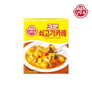 오뚜기 3분 쇠고기카레, 200g, 24개