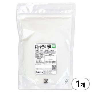 싸리재 유기농 보리가루 [ 늘보리가루 500g ] 겉보리 수제비 베이킹 건강식 재료, 1개