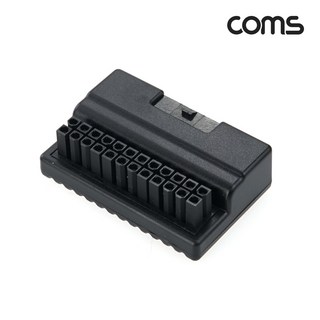 (COMS) ATX전원 메인보드 24핀 연장젠더 꺽임형/JA177 JA177, 1개